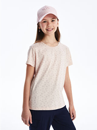 Açık Pembe Baskılı