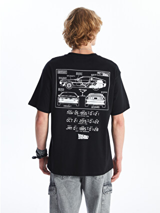 XSIDE Crew Neck Short Sleeve Printed Combed Cotton Men's T-shirt
