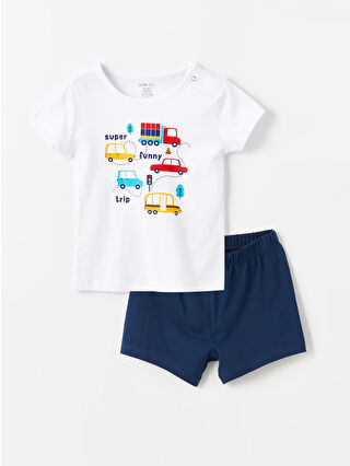 White Printed