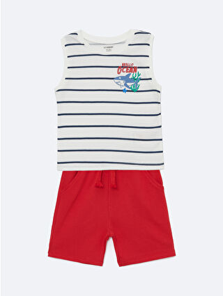 لون كريمي مطبوع