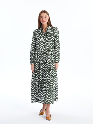 Robe Manches Longues A.L.C. - Taille 8, 100% Soie, Couleur Brun/noir/blanc
