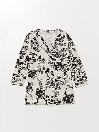 لون كريمي مطبوع