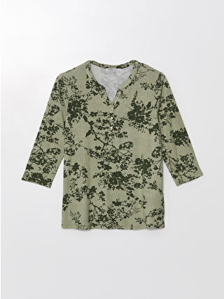 لون أخضر فاتح مطبوع