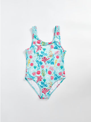 لون فيروزي باهت مطبوع