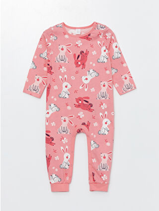 لون وردي فاتر مطبوع