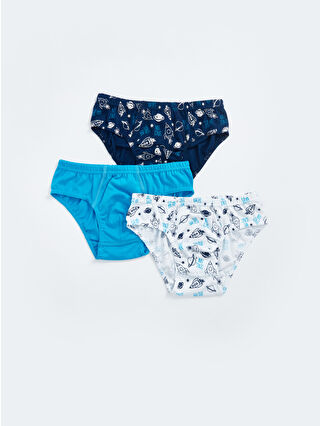 لون كحلي ساطع مطبوع