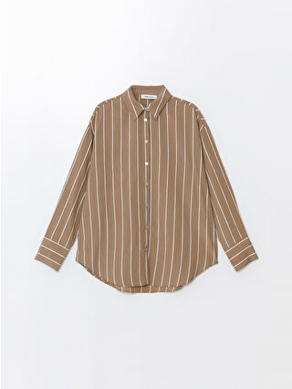 لون بني داكن مخطط