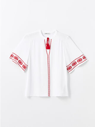 Red Printed
