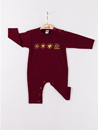 Babyzz İndigo Bisiklet Yaka Nakışlı Erkek Bebek Tulum - S4MJ06Z1