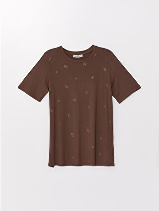 Brown Printed