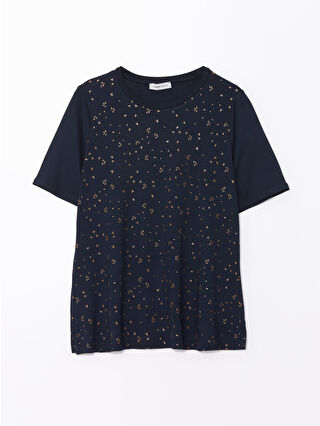 Navy Printed