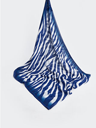 لون كحلي ساطع مطبوع