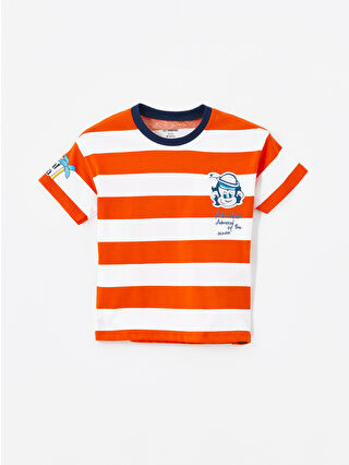 Canlı Turuncu Çizgili