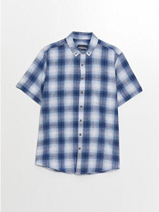 Blue Checked
