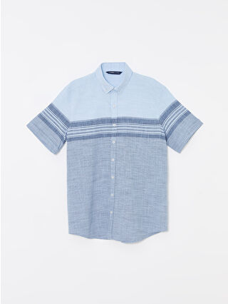 لون أزرق فاتر مخطط