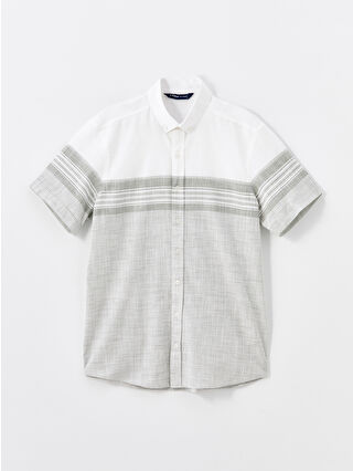 لون أخضر فاتر مخطط