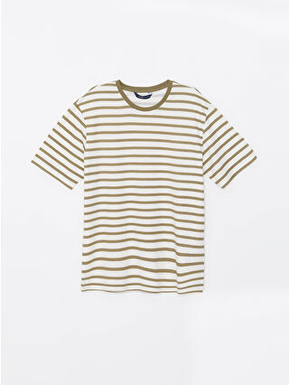 لون كاكي فاتح مخطط