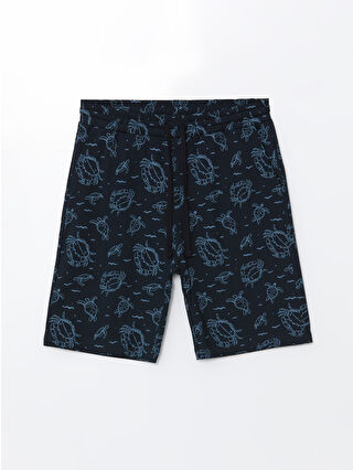 Navy Printed