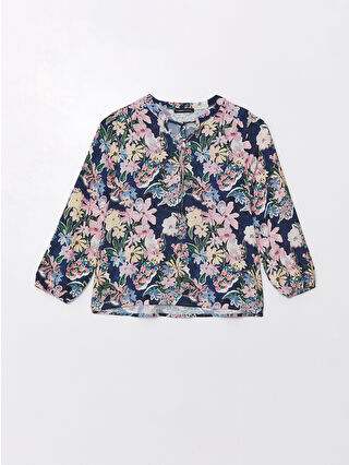 Navy Printed