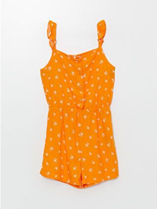 لون باستيل برتقالي مطبوع