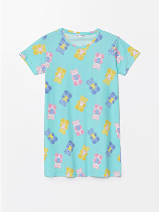 Light Turquoise Printed