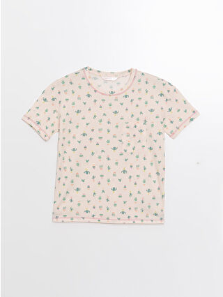 Pale Pink Printed
