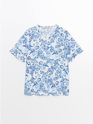 لون كريمي مطبوع