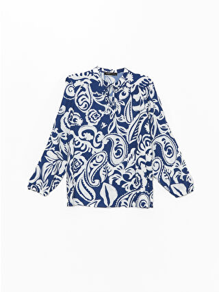 Navy Printed