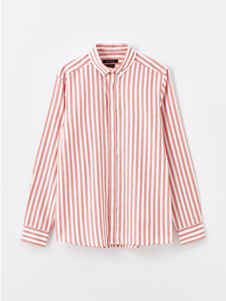 لون مرجاني فاتر مخطط