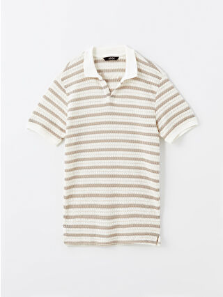 لون بيج داكن مخطط