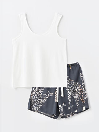 Dark Grey Printed