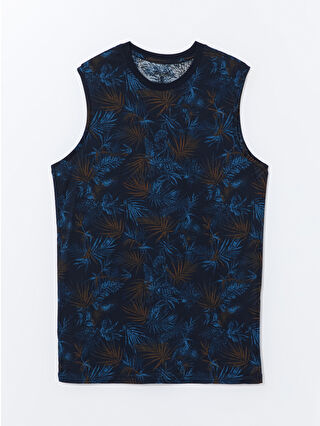 لون كحلي ساطع مطبوع