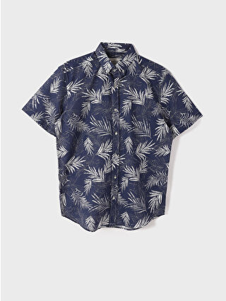 Dark Indigo Printed