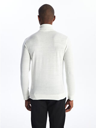 【新品】Vtwelve ホワイト ハイネック長袖シャツ LCW Vision Turtleneck Long Sleeve Men's Knitwear Sweater