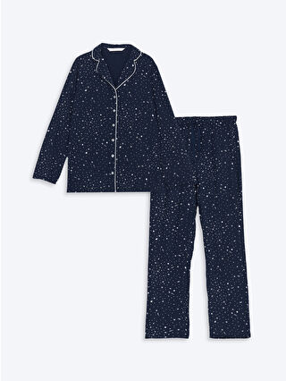 Navy Printed