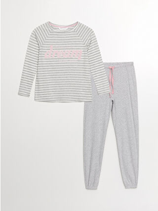 Gri Melanj Baskılı