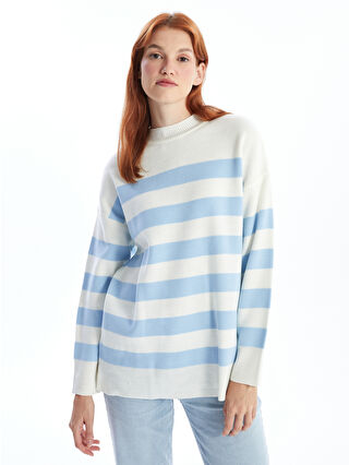 Açık Mavi Çizgili