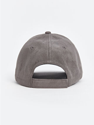 帽子 GOAT SUEDE CASQUETTE W/SILVER BUTTON LCW ACCESSORIES Suede Look Men's Cap Hat -W42546Z8-CUZ - LC