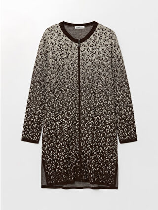 Brown Jacquard