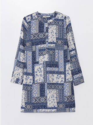 Light Navy Printed