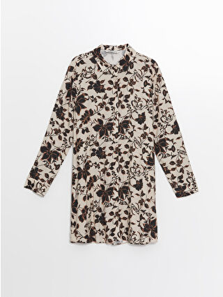Dark Beige Printed