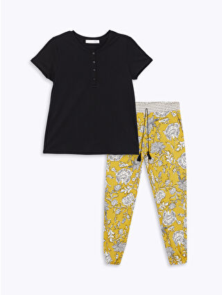 Orta Sarı Baskılı