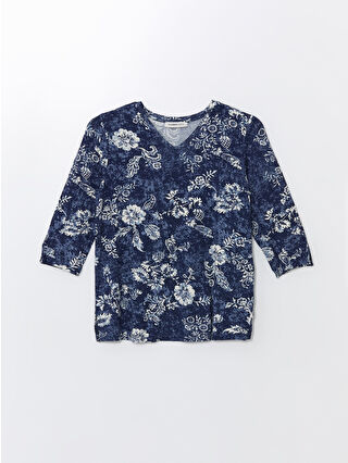 Navy Printed