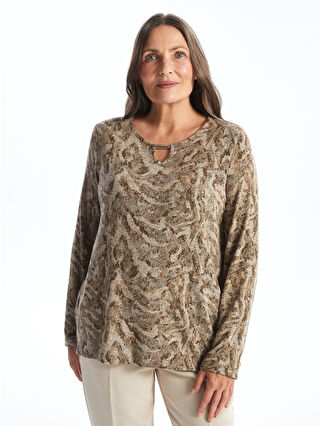 Beige Printed
