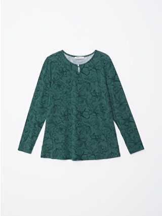 Koyu Yeşil Baskılı