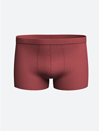 Açık Kırmızı Baskılı