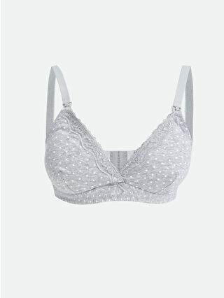 Grey Melange Printed