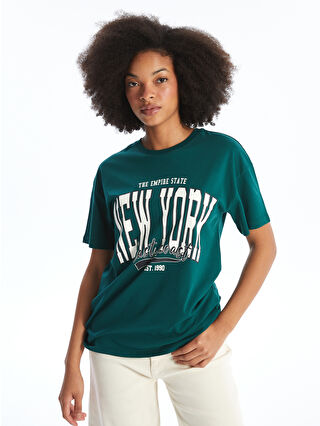 XSIDE Crew Neck Printed Short Sleeve Women's T-Shirt