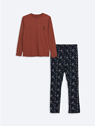 Navy Printed