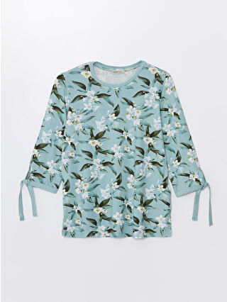 Dull Blue Printed